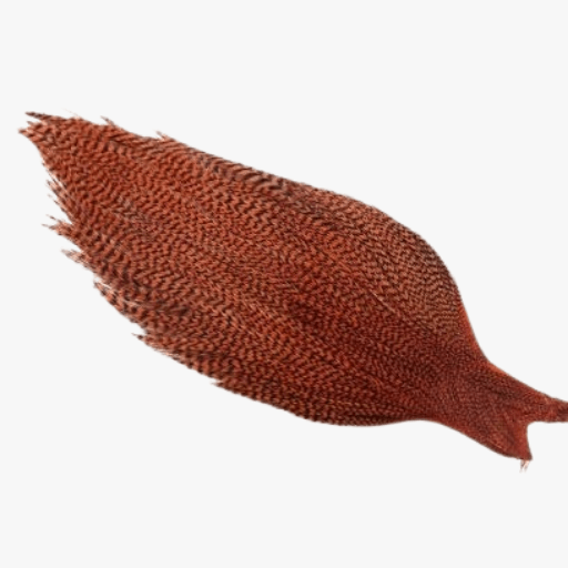 Burned Orange Grizzly Cape FISHING CAPE